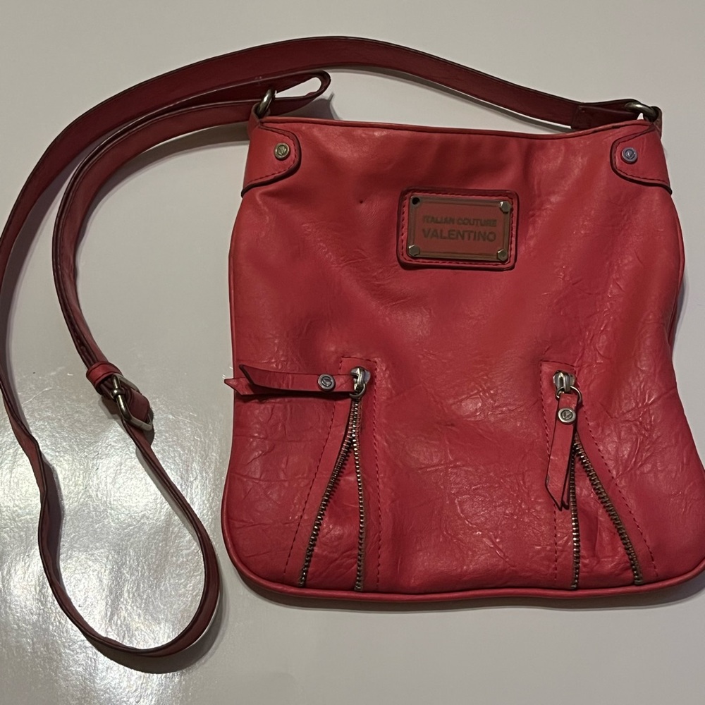 Valentino Italian Couture Pink Shoulder Bag